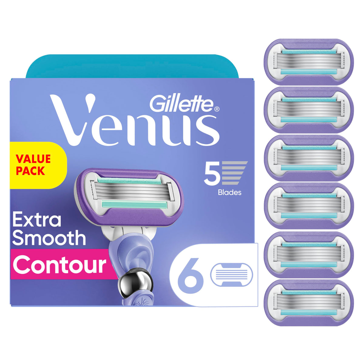 6 Count Womens Razor Blade Refills D865995