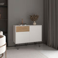 39" Wide Console Table with Two Cabinets, One Drawer and Four Shelves H6521