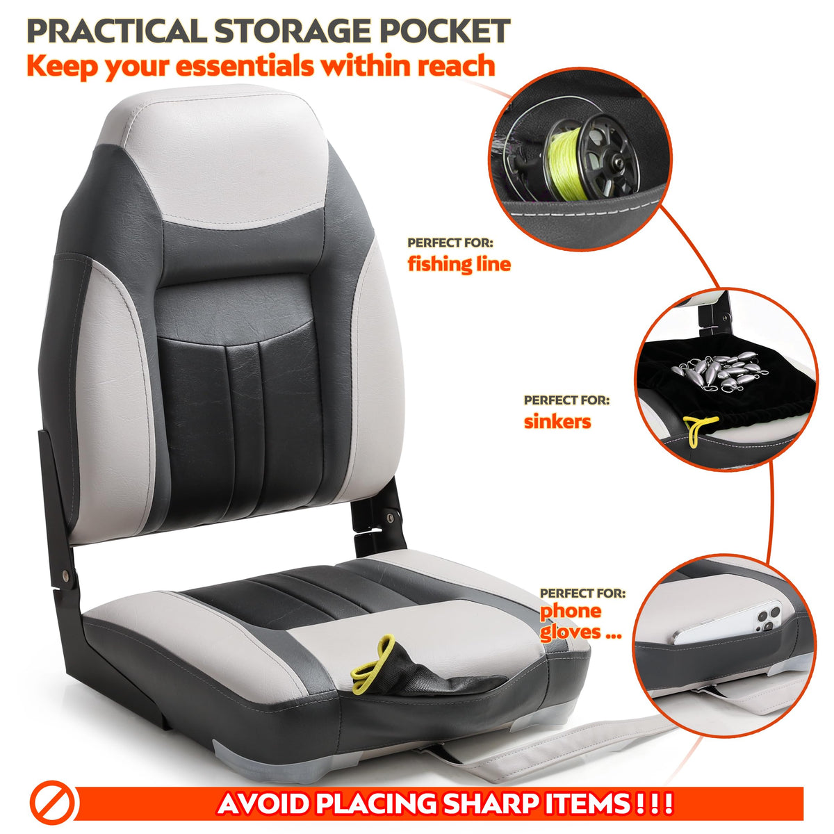 Folding Fishing Boat Seat Z9768