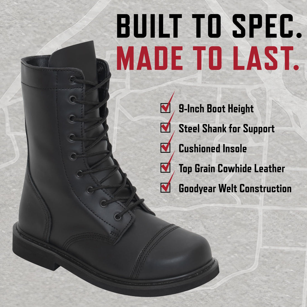 9 Inch Paratrooper Boots Q8240