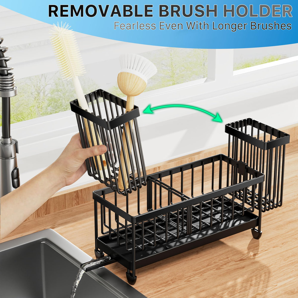 Sponge Holder with Brush Holder M6437