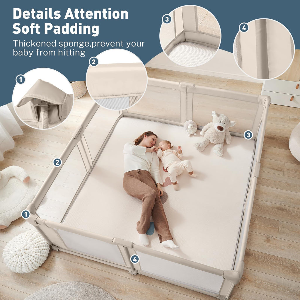 Portable Foldable Playpen with Carry Bag R783737