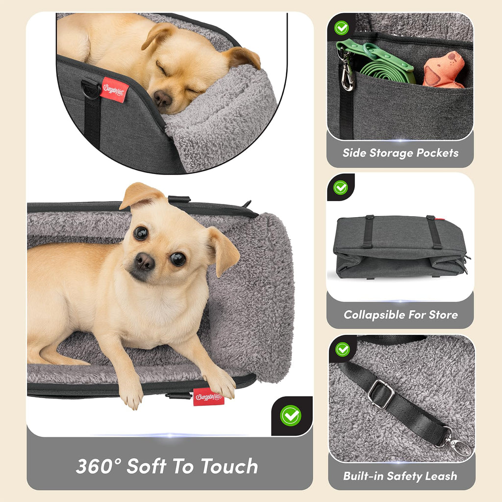 Grey Dog Car Seat X6255