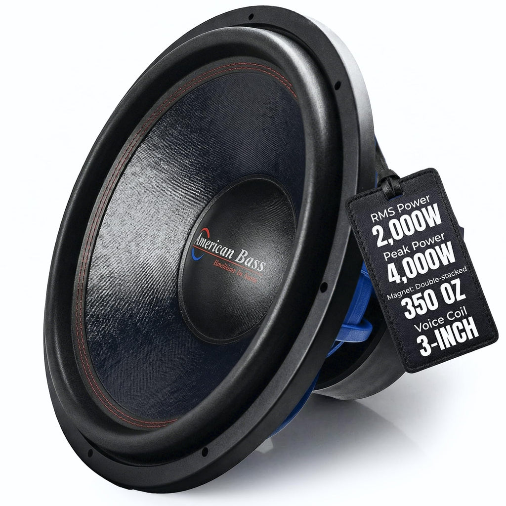 18 Inch 1 Ohm 4000 Max Watts Car Subwoofer Z857030