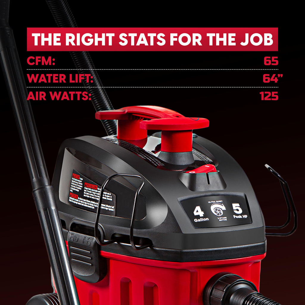 4-Gal Compact Wet/Dry Vacuum C897314