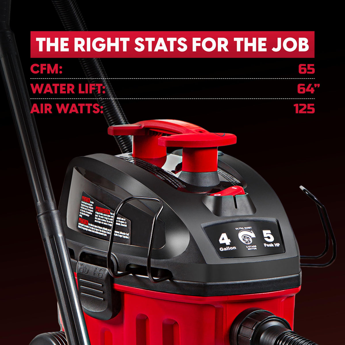 4-Gal Compact Wet/Dry Vacuum C897314