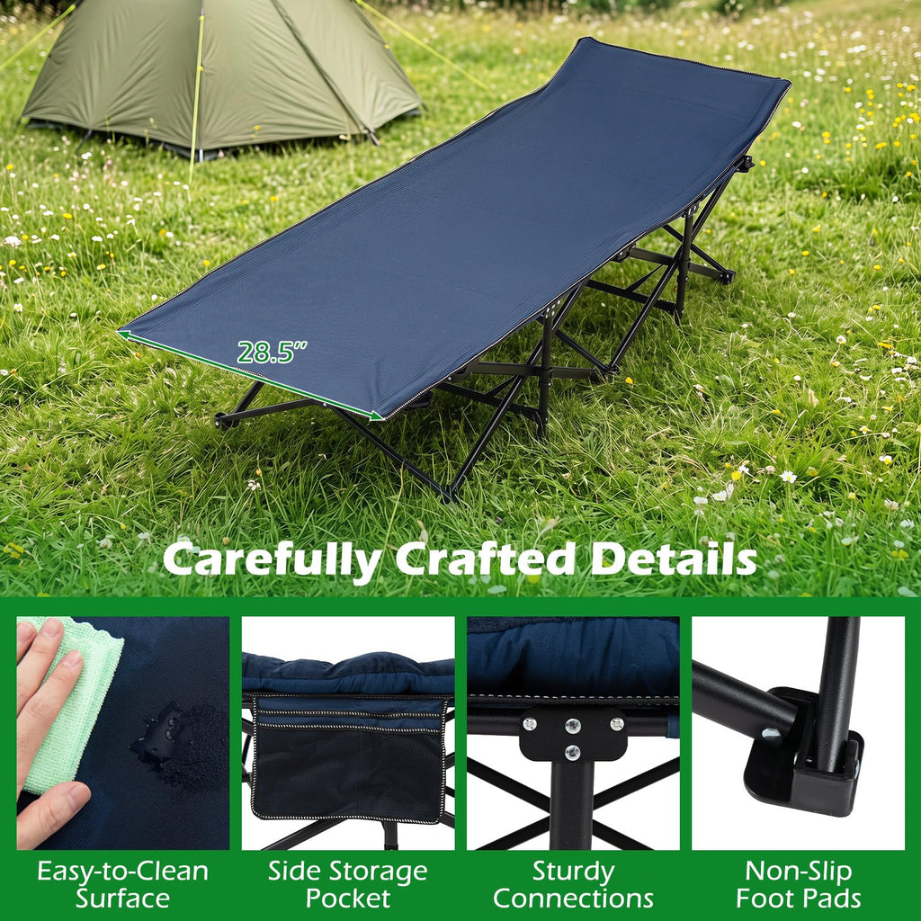 Camping Cot with Padded Mat L779