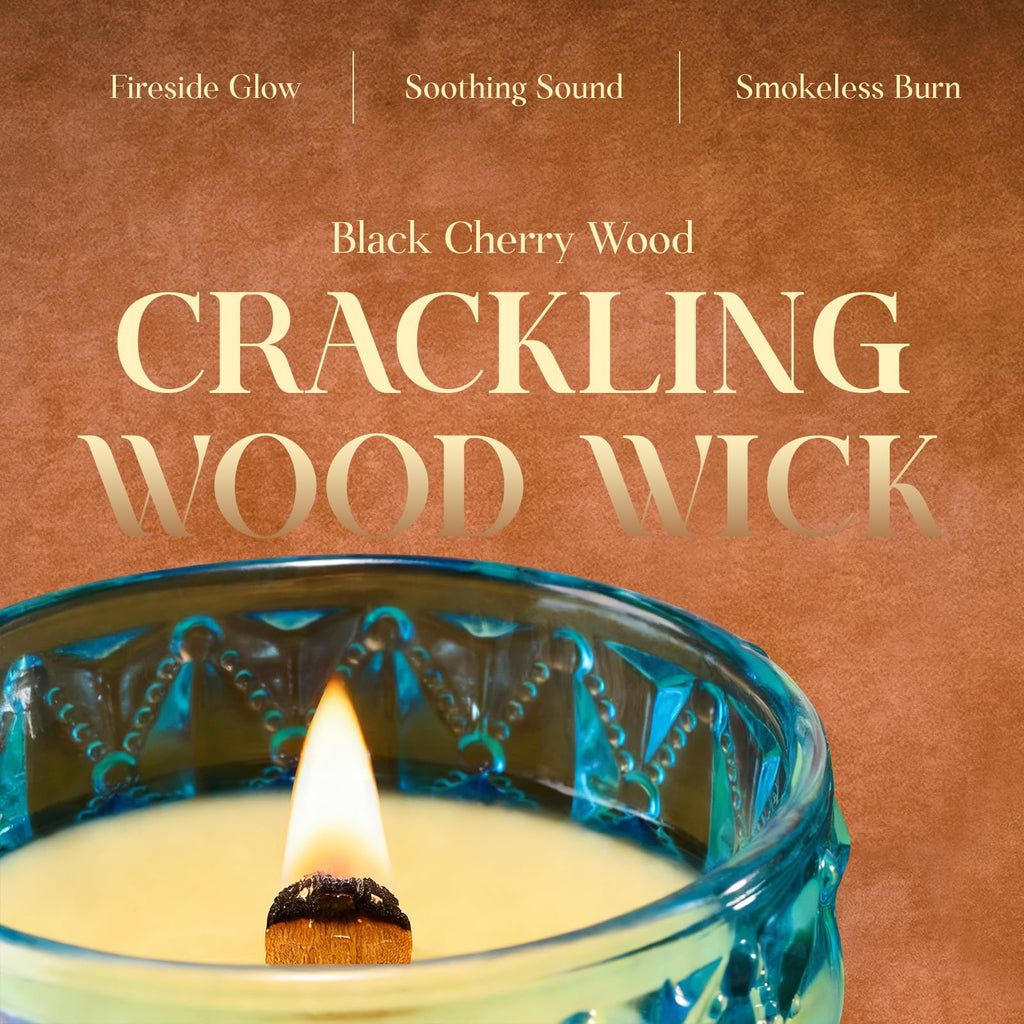 16.6oz Wood Wick Soy Wax Scented Candle H172