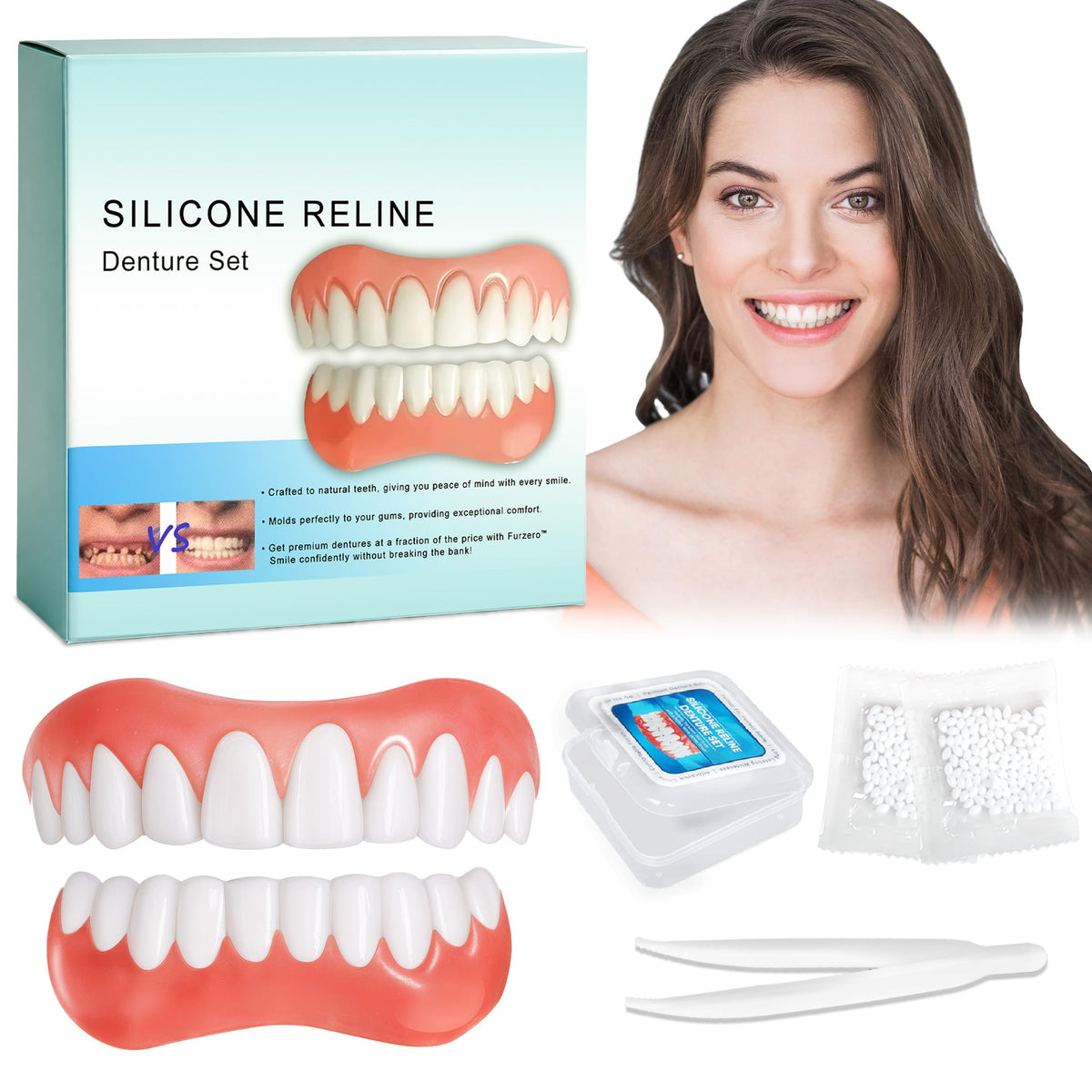 Moldable False Teeth H193298