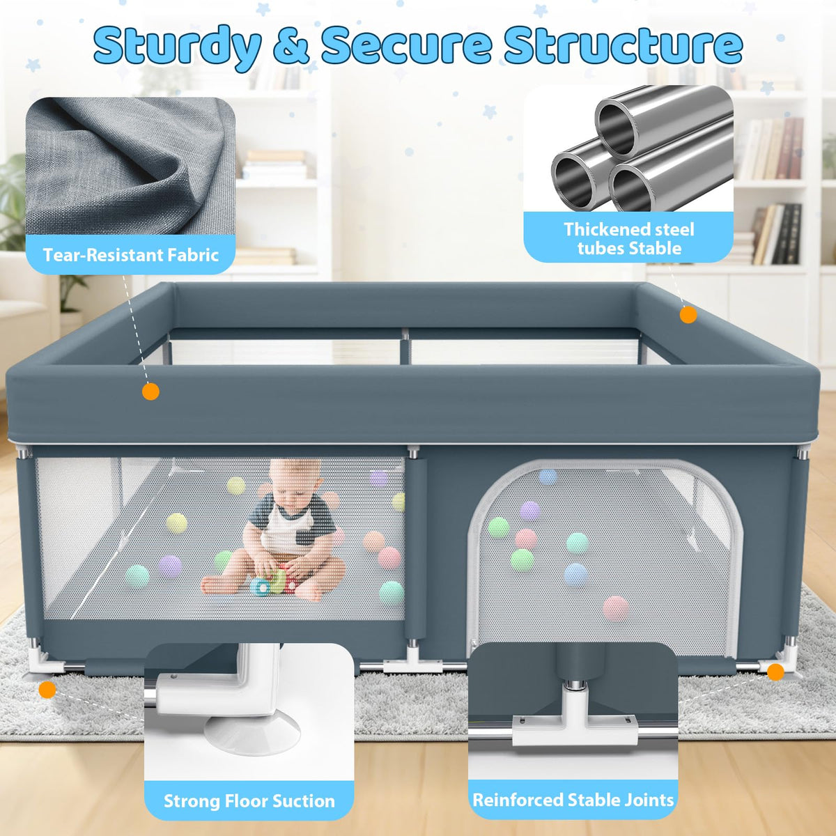 Large Baby Playpen V7093