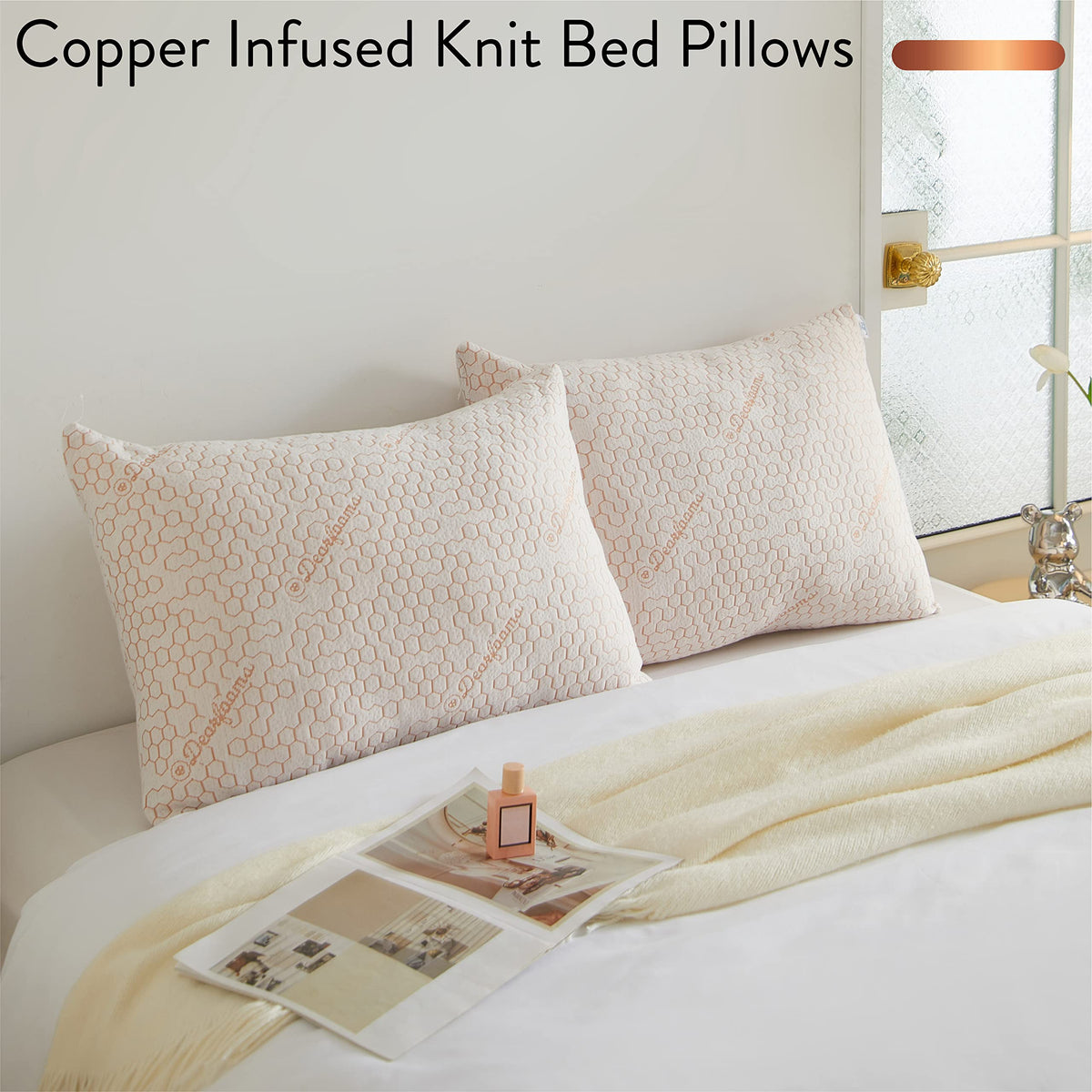 Down Alternative Pillows Set of 2 Standard Queen Size R109