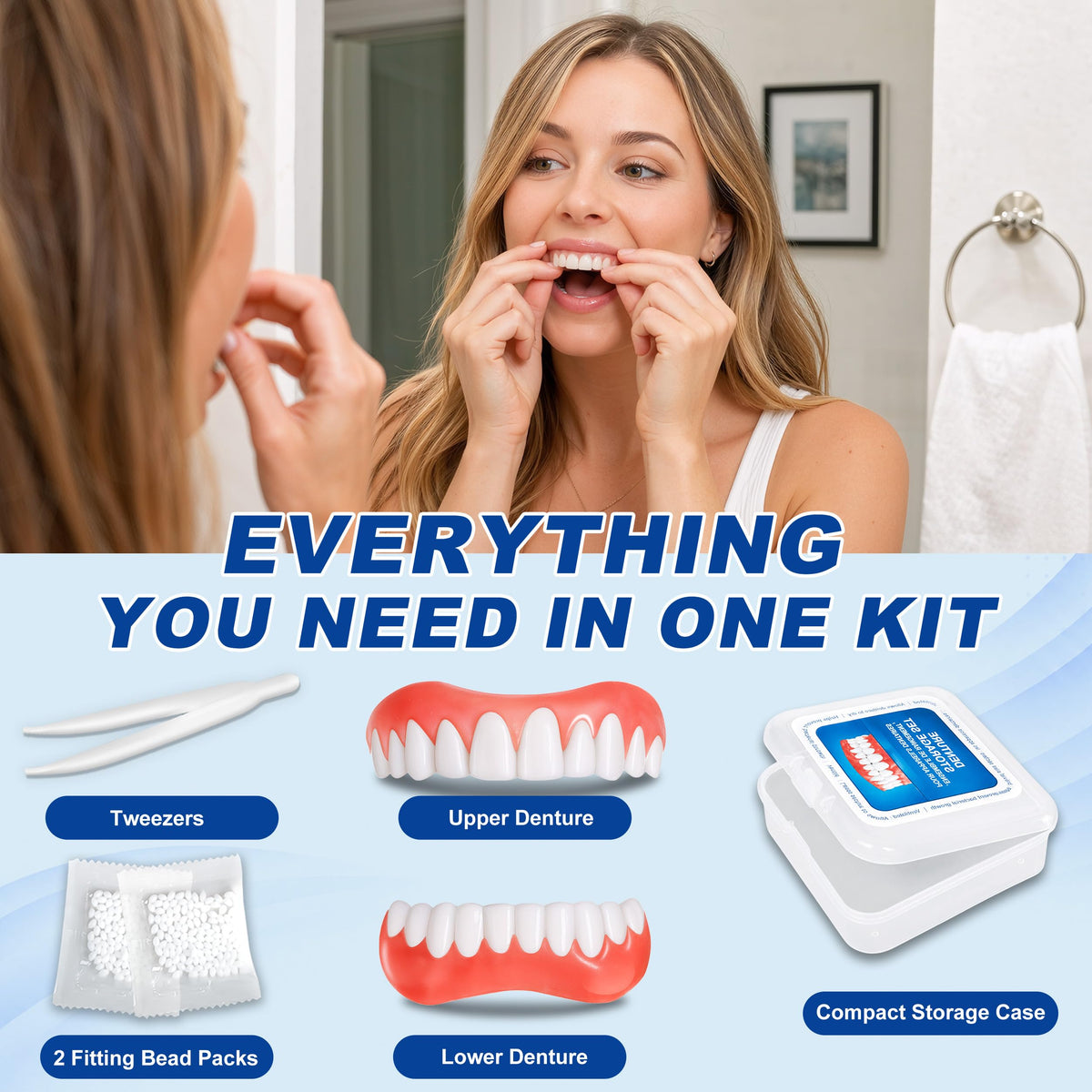 Moldable False Teeth H193298