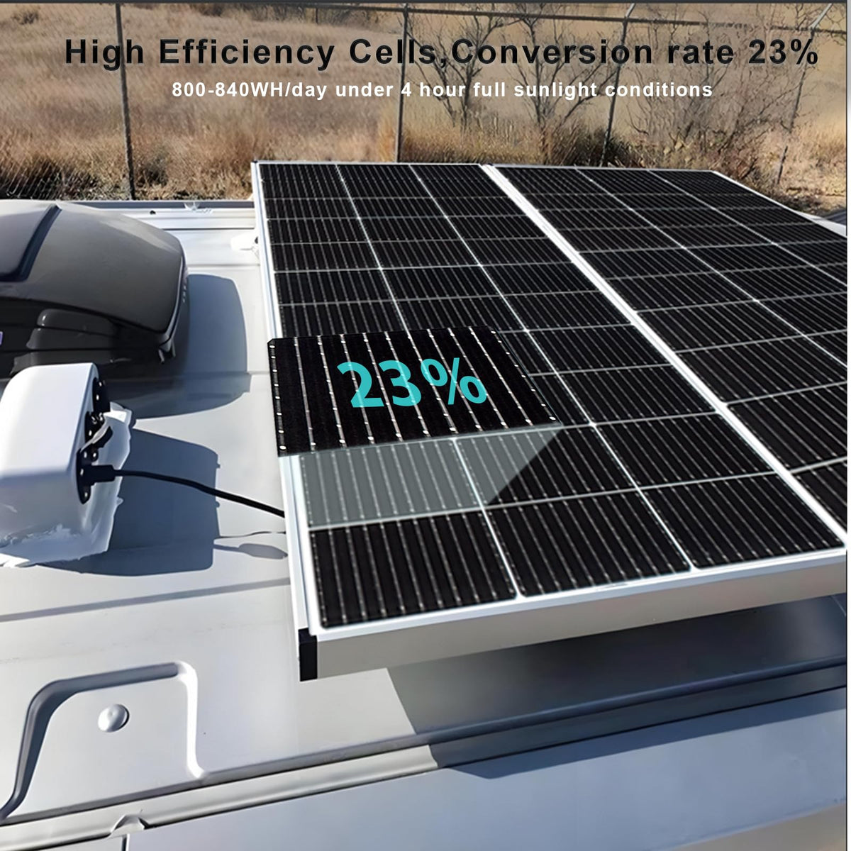 120 Watt 12Volt Solar Panel Starter Kit E1842