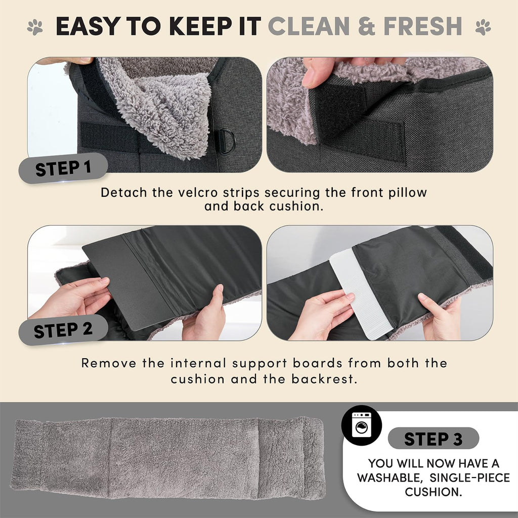 Grey Dog Car Seat X6255