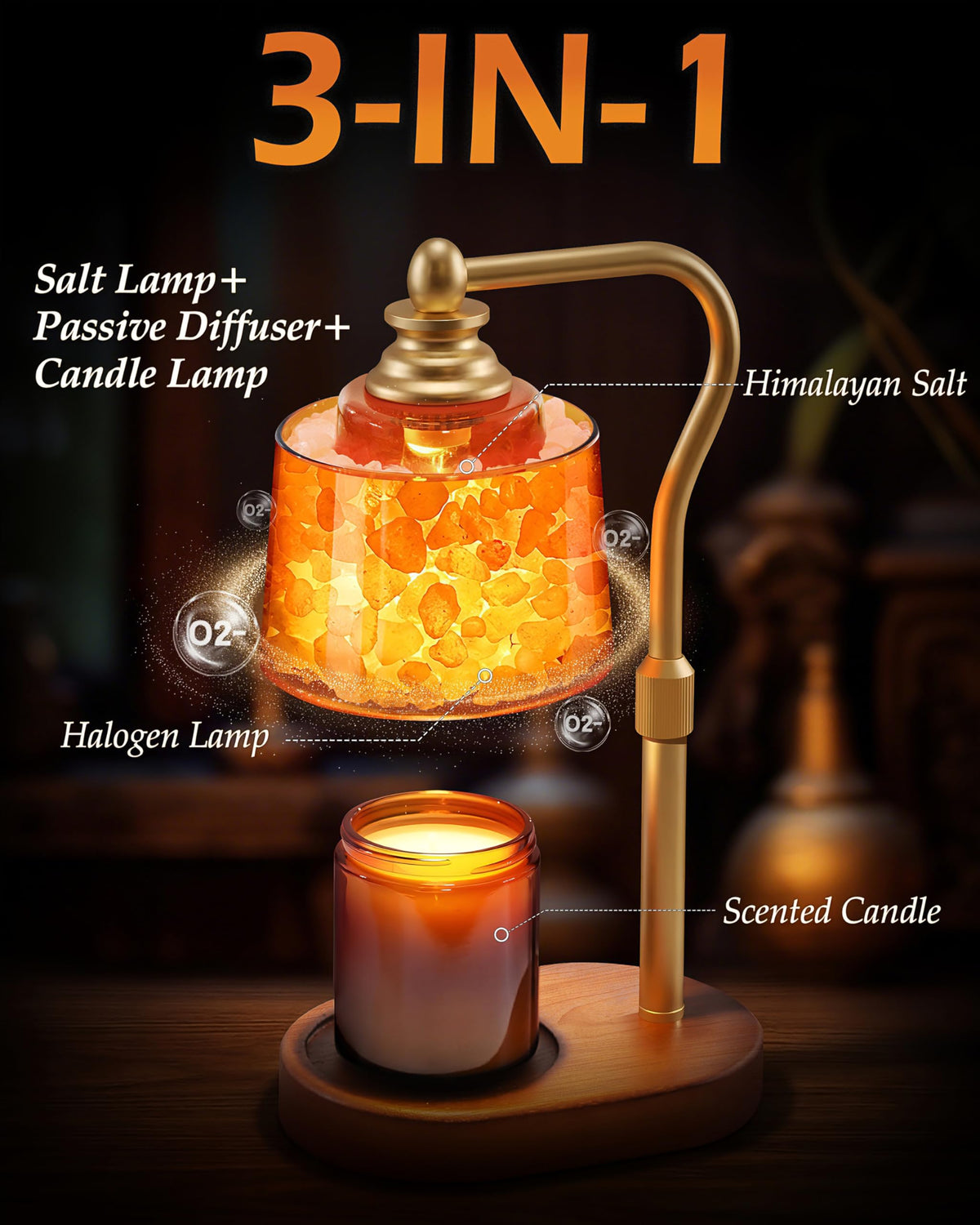 3-in-1 Candle Warmer Lamp A244120