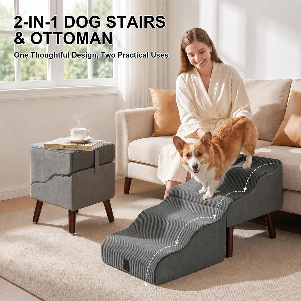 Foldable Pet Steps & Ottoman U373573