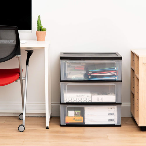 3 Drawer Storage Cart with Wheels D92462