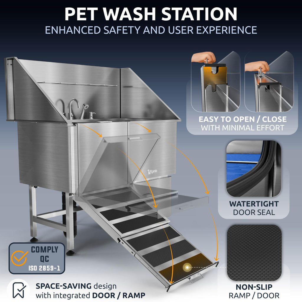 304 Stainless Steel Pet Wash Sink T262365