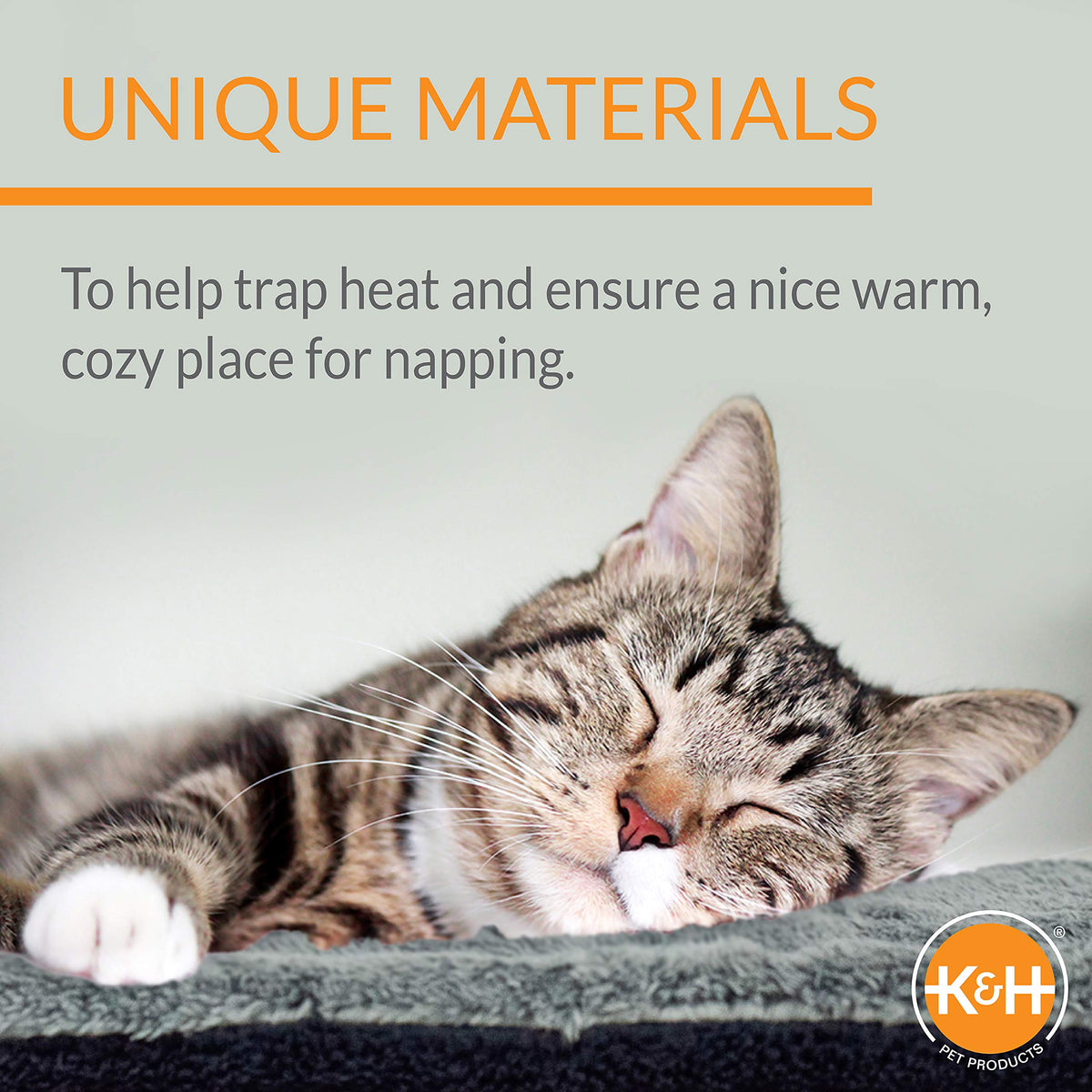 Self-Warming Cat Bed Pad Small 21 X 17 Gray Black T182121