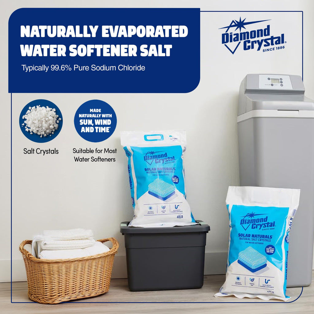 4 Pack Water Softener Salt, 40 lbs B19629
