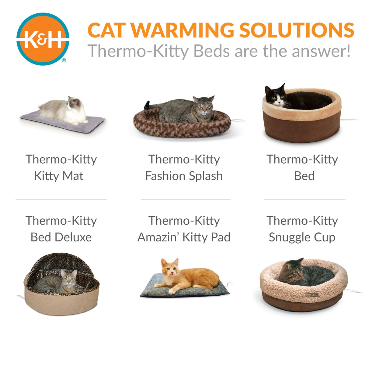 Self-Warming Cat Bed Pad Small 21 X 17 Gray Black T182121