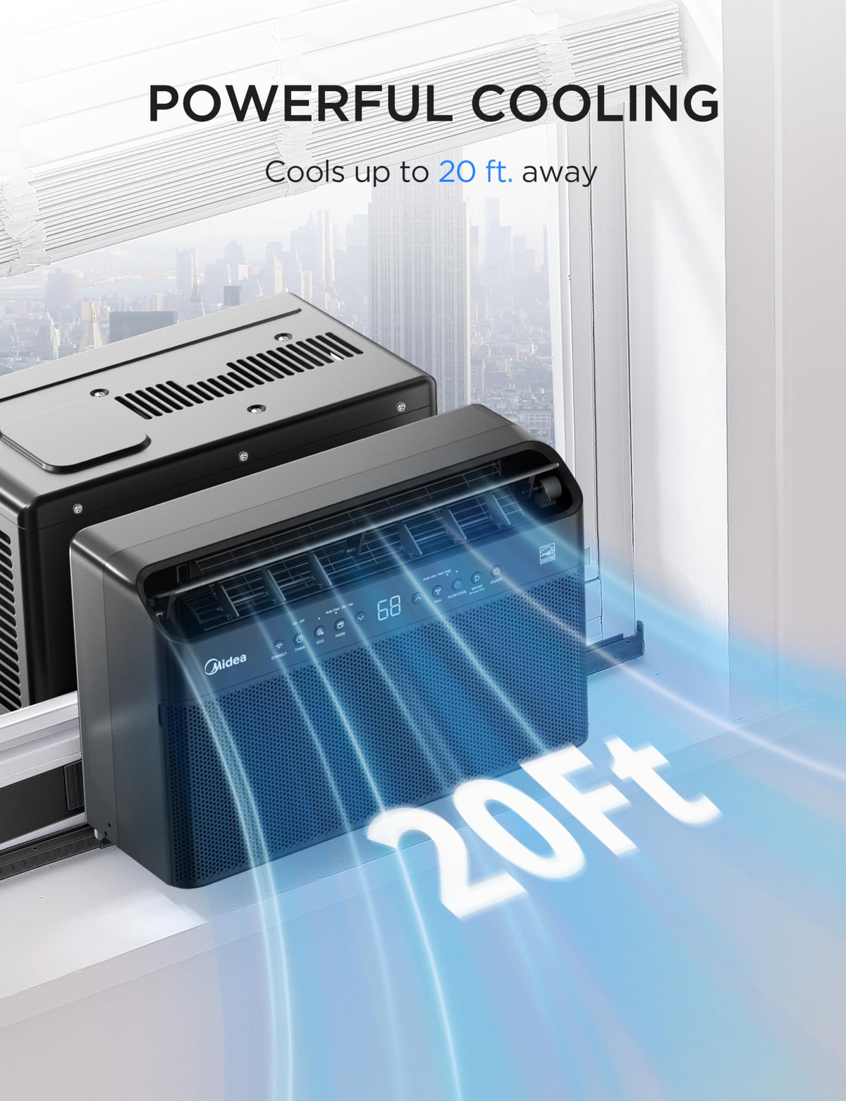 6,000 BTU U Shaped Window Air Conditioner G42606