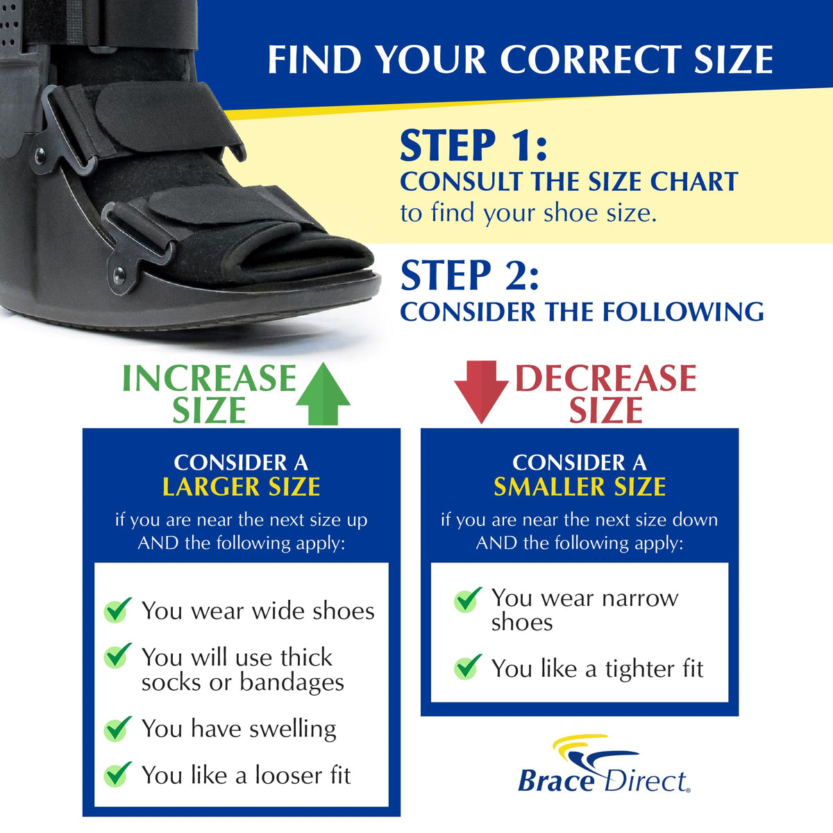 Tall Air CAM Walker Fracture Boot Y285121