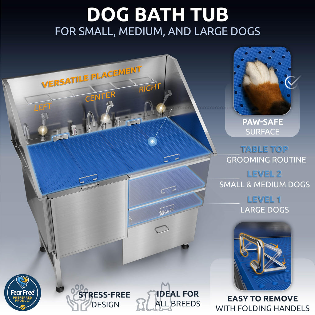 304 Stainless Steel Pet Wash Sink T262365