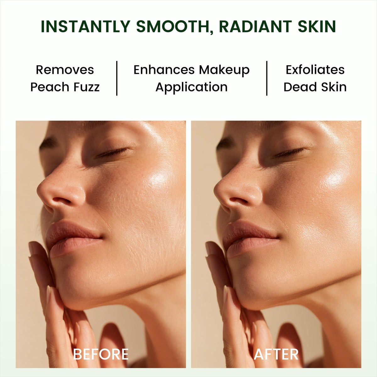 Green Electric Facial Razor X40834