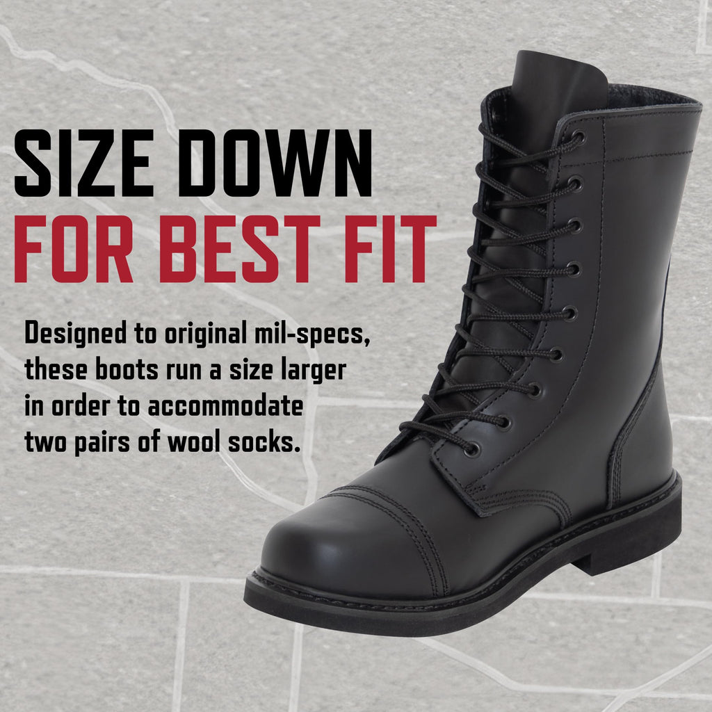 9 Inch Paratrooper Boots Q8240