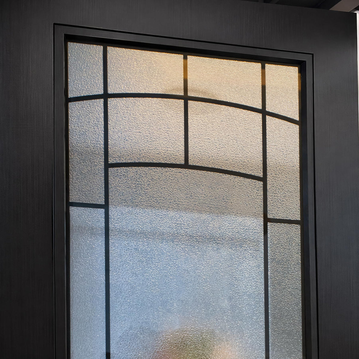 36" x 80" Black FRP Entry Door M416