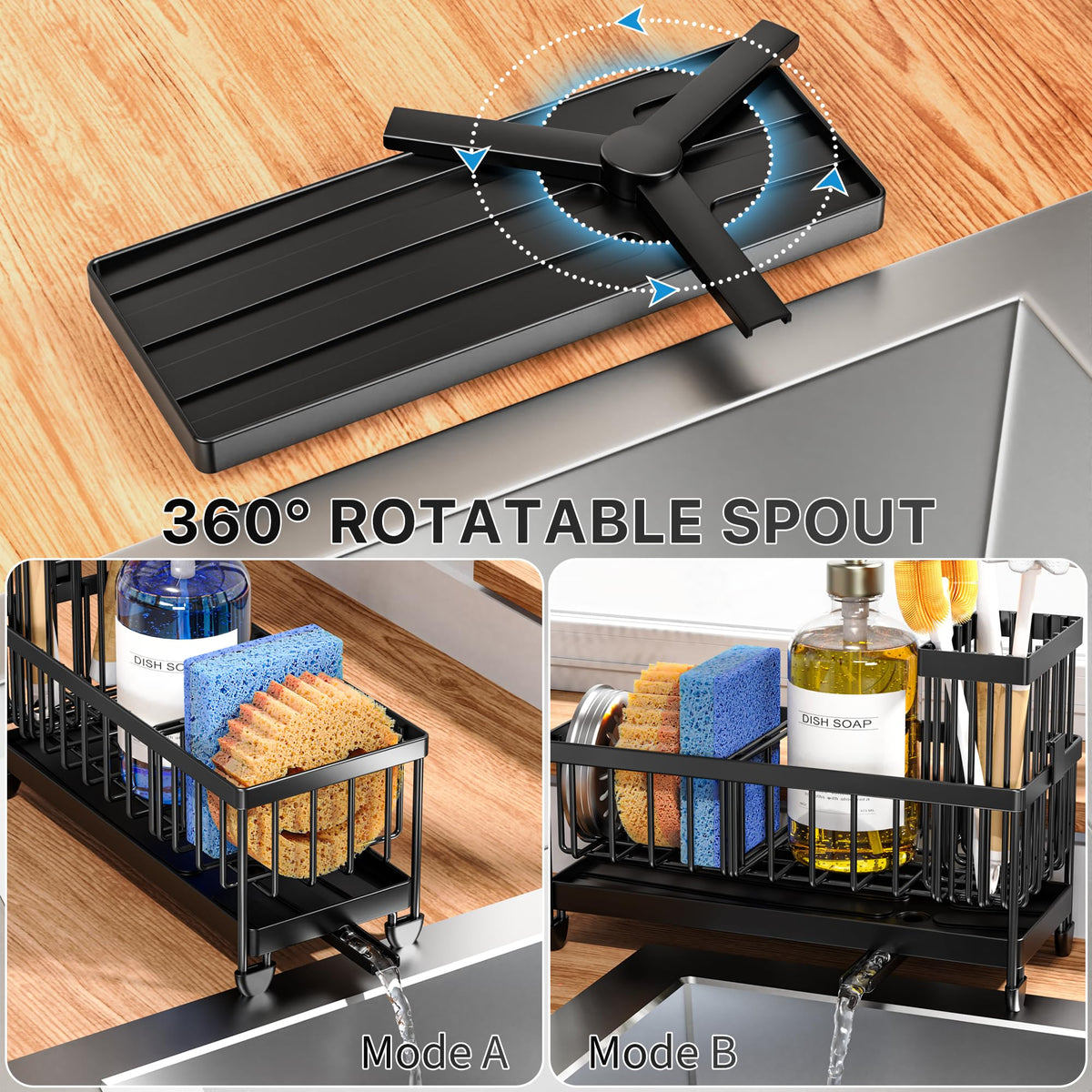 Sponge Holder with Brush Holder M6437