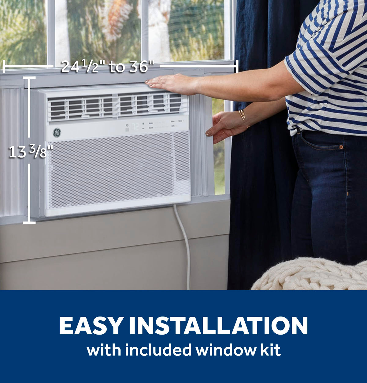 10,000 BTU Smart Window Air Conditioner D992779