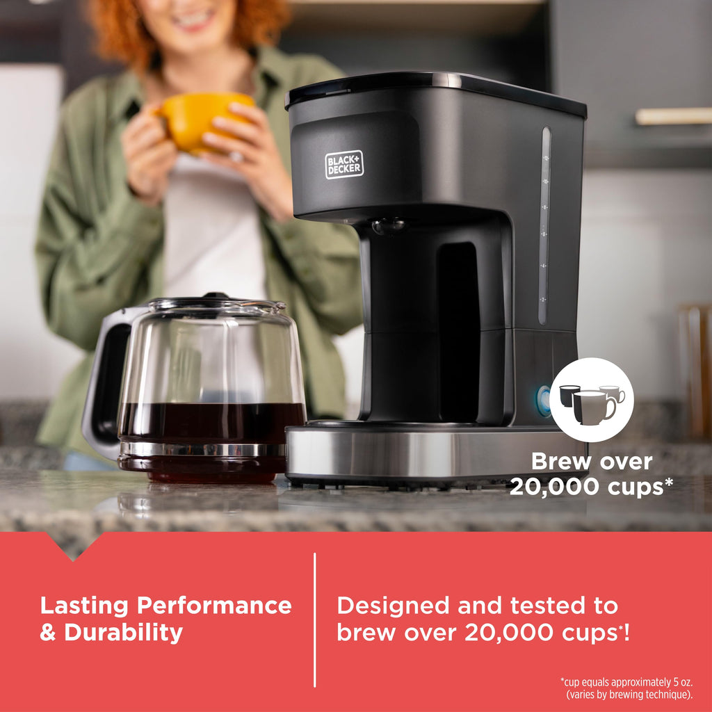 12-Cup Stainless Steel Drip Coffee Maker O442446