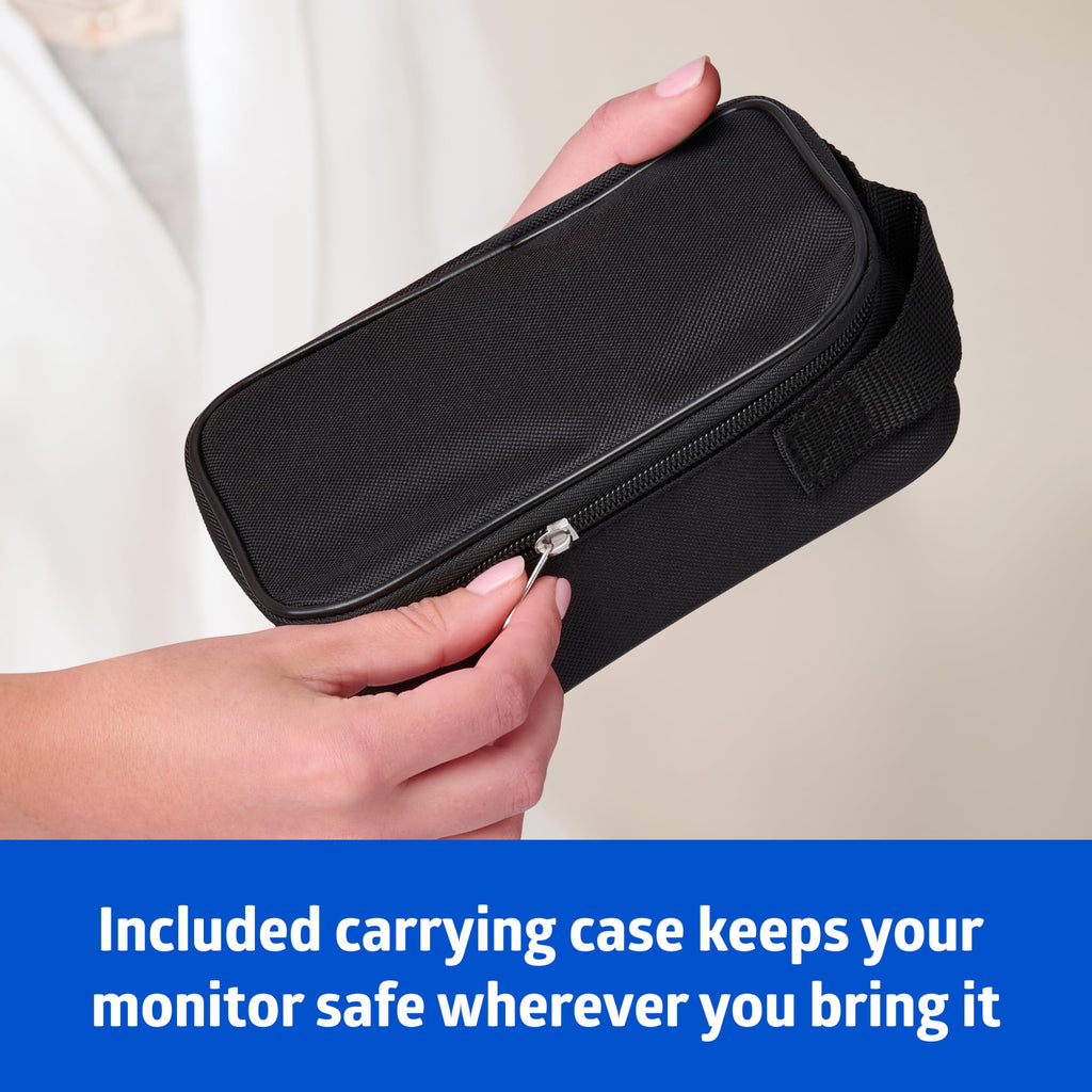 Bluetooth Blood Pressure Monitor with Upper Arm Cuff and Carrying Case S1862