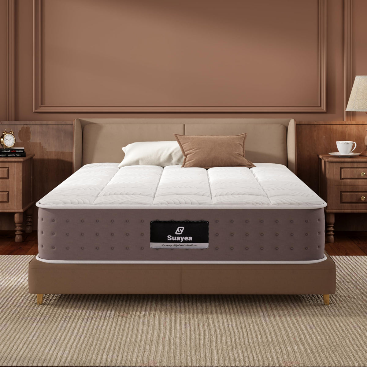 8 Inch Medium Firm Twin XL Hybrid Mattress M6498