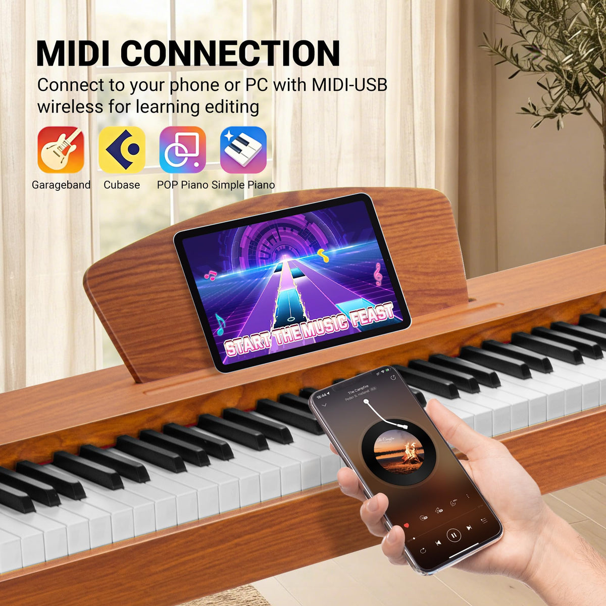 88 Key Weighted Digital Piano C16303