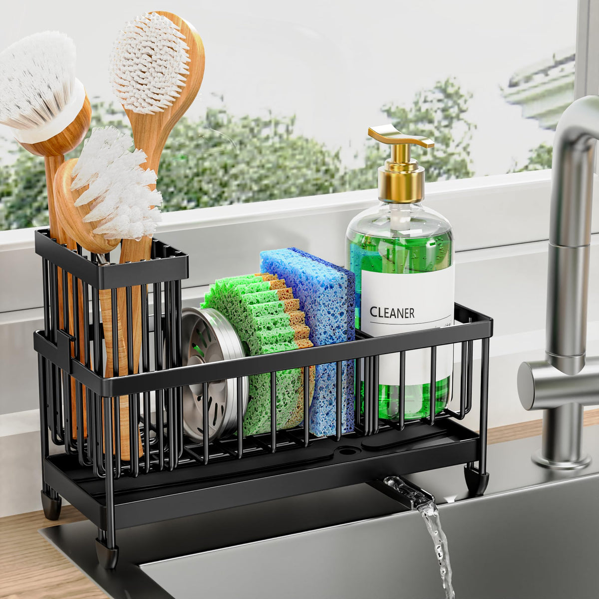 Sponge Holder with Brush Holder M6437