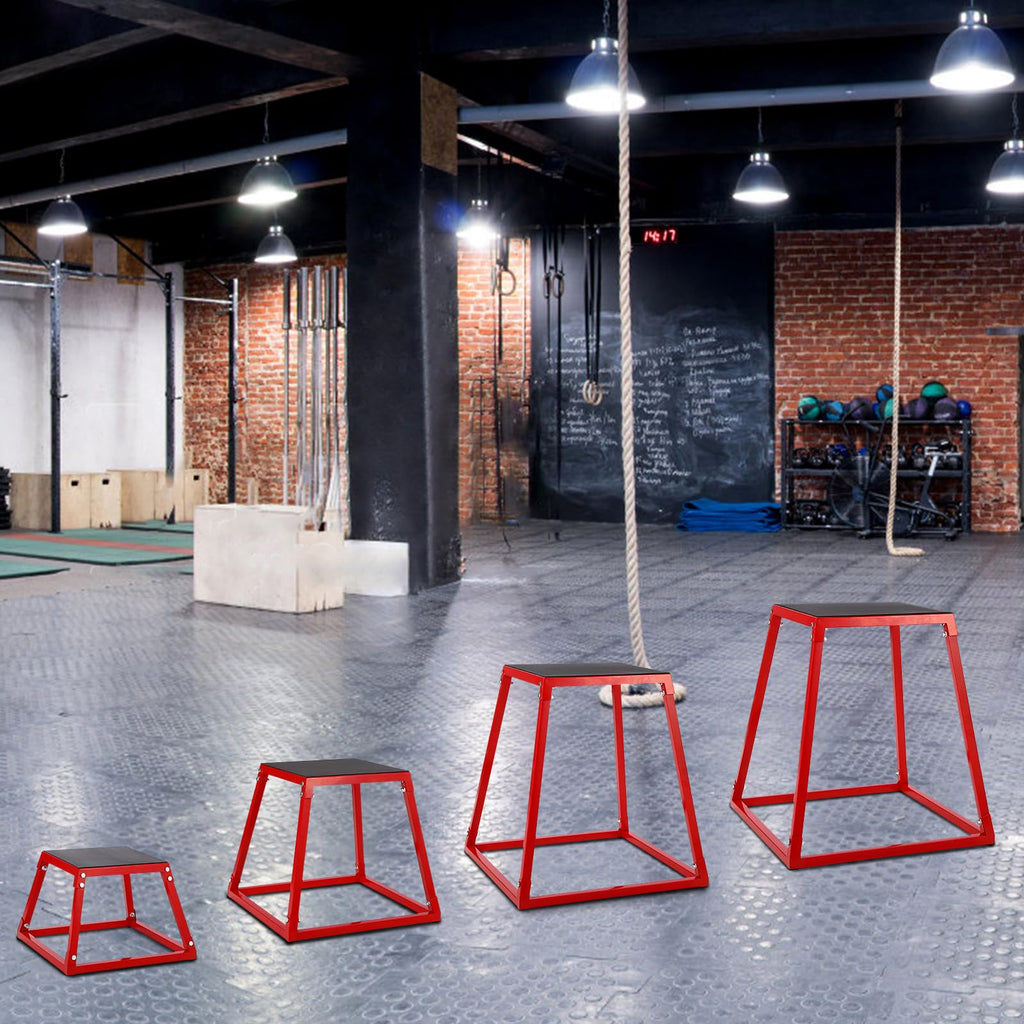 Adjustable Steel Plyometric Jump Box Set P5325
