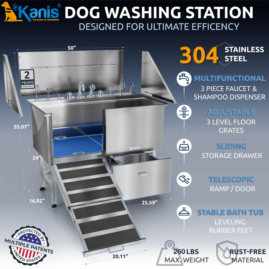 304 Stainless Steel Pet Wash Sink T262365