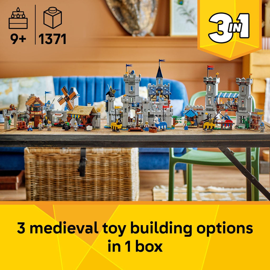 Medieval Horse Knight Castle Building Toy T94506