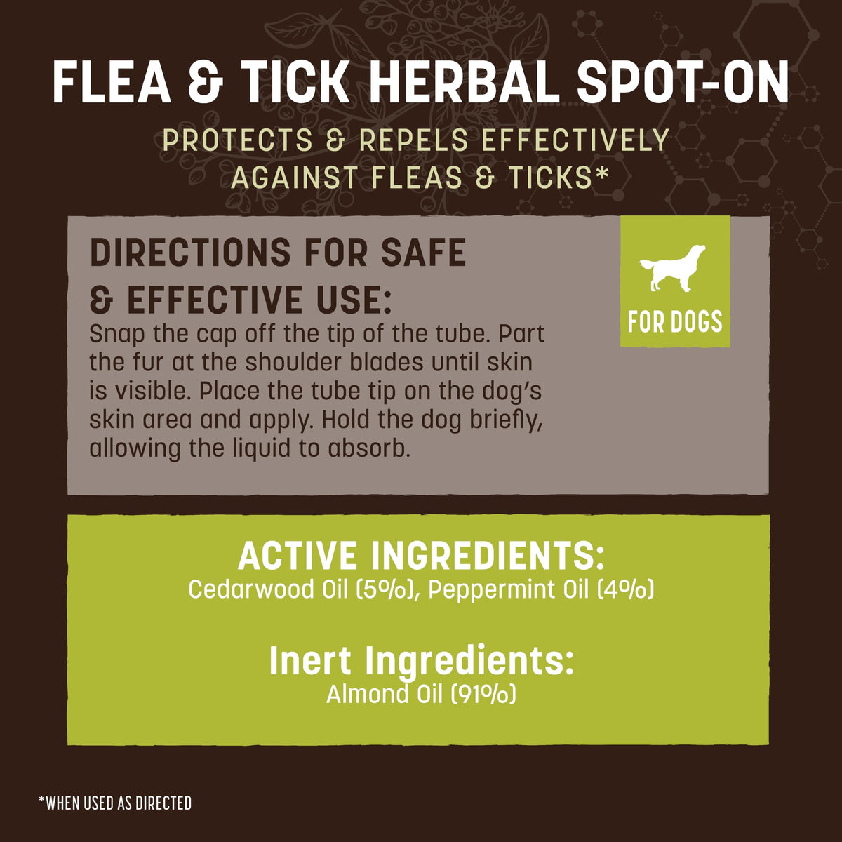 Herbal Spot-On for Medium Dogs O8057