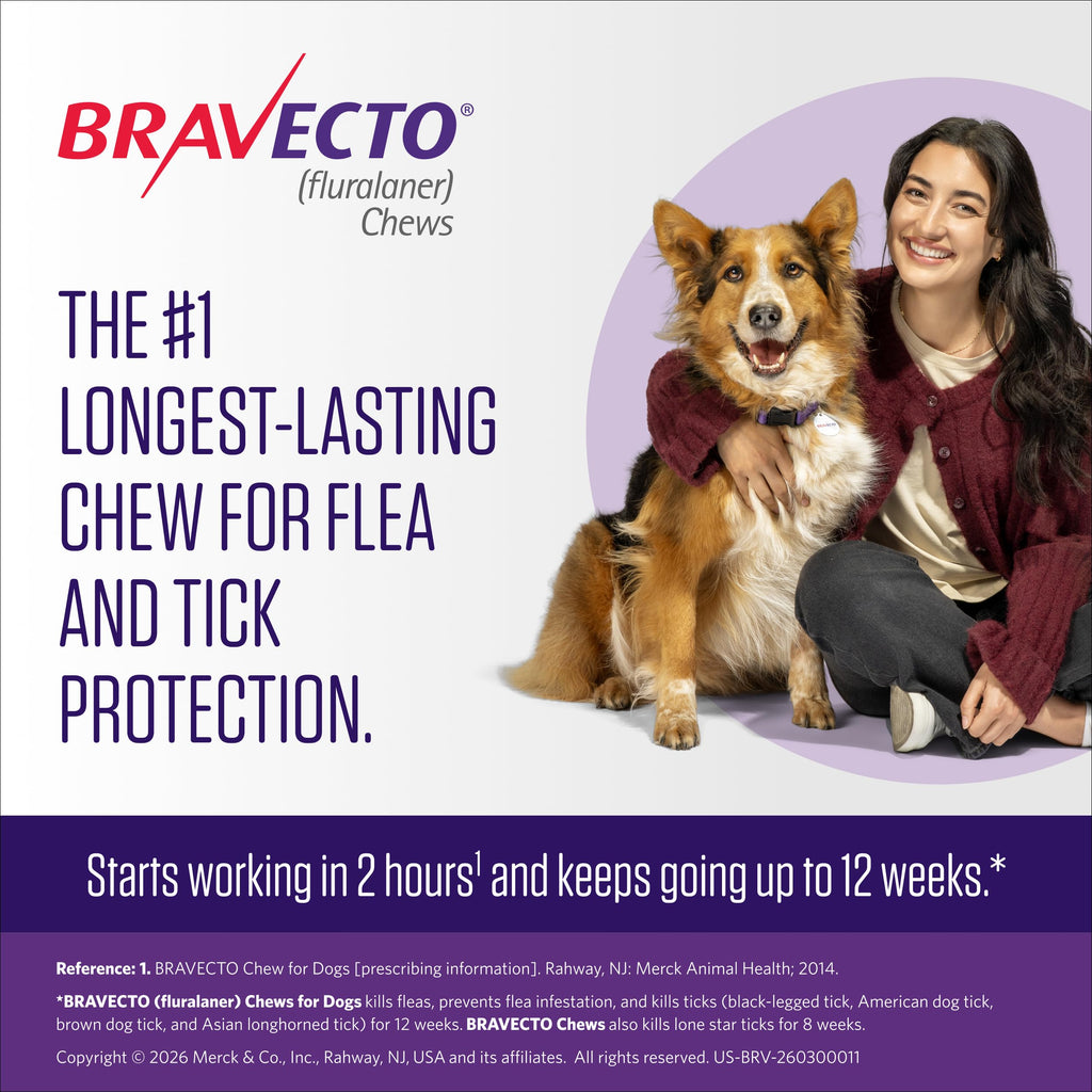 Flea & Tick Chew for Dogs 4.4-9.9 lbs H322