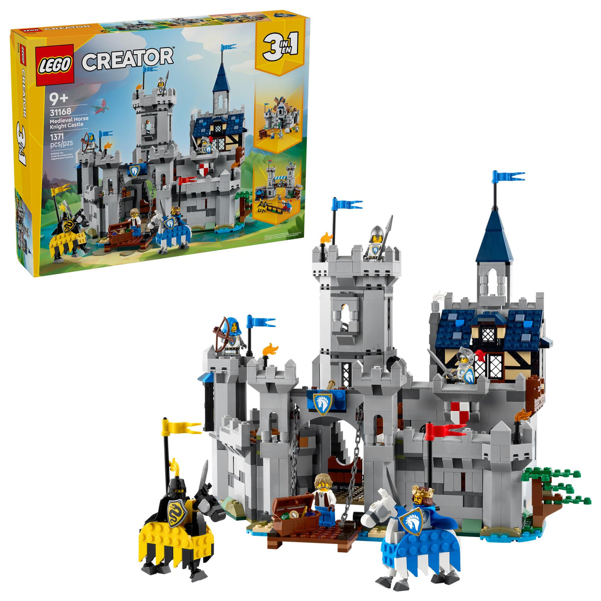 Medieval Horse Knight Castle Building Toy T94506