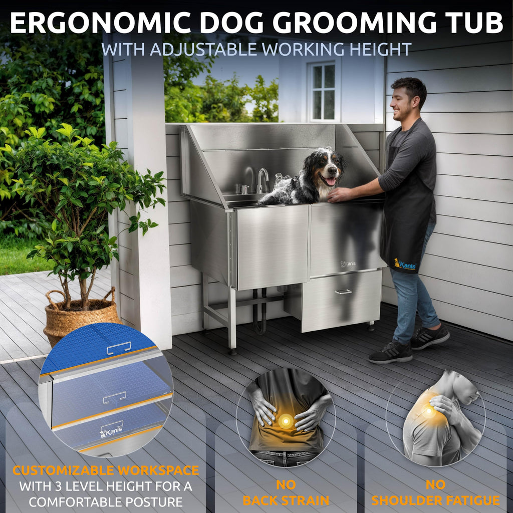 304 Stainless Steel Pet Wash Sink T262365
