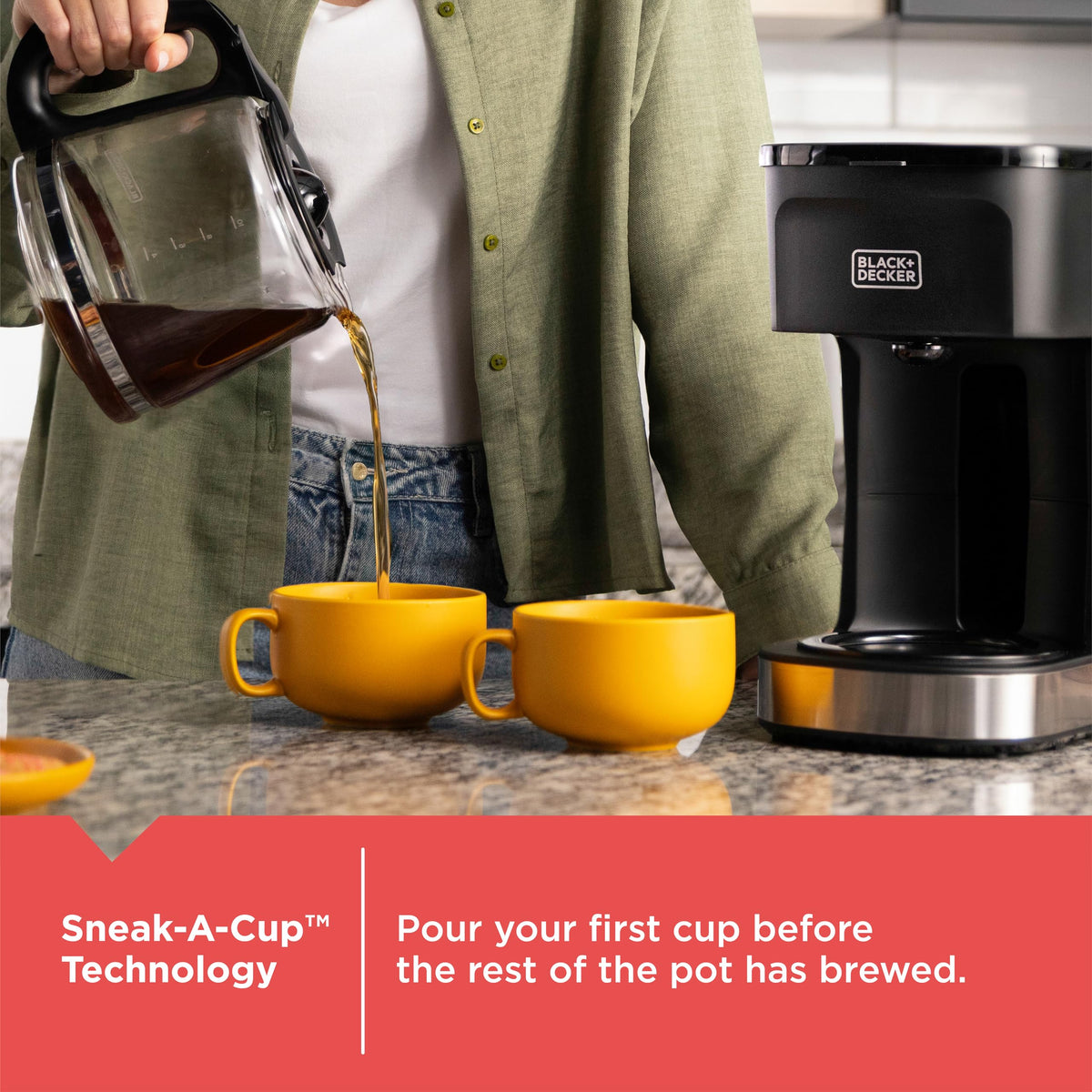 12-Cup Stainless Steel Drip Coffee Maker O442446
